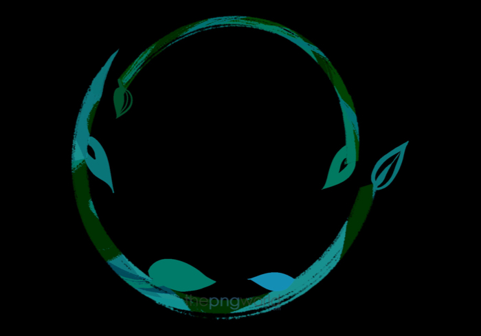 Circular Frame Frame,border,circle,vector,artwork,leaves,plant,blue,green,geometric,round,texture,vintage,collage,trendy,set,creative,grid,birthday,anniversary,friendship,shape